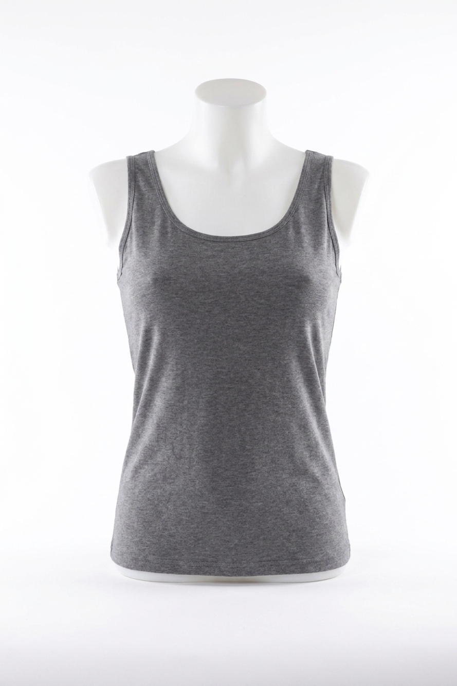 NEW ANGEL bra-friendly tank top in gray